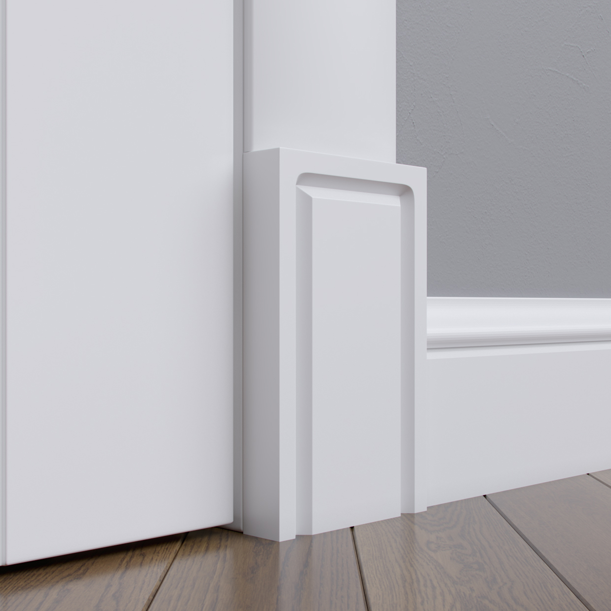 Дверной декор нижний под покраску Madest Decor BD02